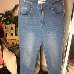 Fashion Nova High Rise Light Blue Jeans